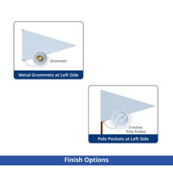 Triangle Flags Single Sided (1' x 1ft/Sqft)