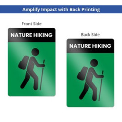 Reflective Custom Trail Markers Signs (1' x 1ft/Sqft)