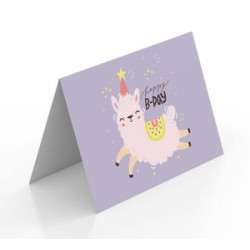 Folded Greeting Cards - Vertical (7" x 10")