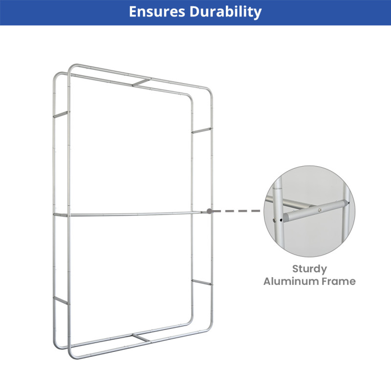 3D Fabric Banner Stand with Round Corners (Hardware only)