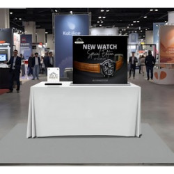 Silverstep Tabletop 36'' Retractable Banner Stand - Standard Fabric (Graphic only)