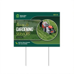 Economy Yard Signs Regular cut (Single Sided)