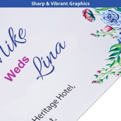 Economy Yard Signs Regular cut (Single Sided)