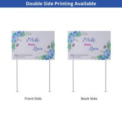 Economy Yard Signs Regular cut (Single Sided)