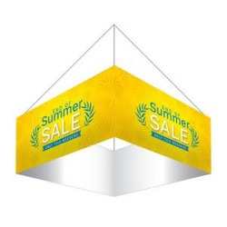Sky Tube Square Hanging Banner Single Sided Package 10' x 3.5'