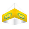 Sky Tube Square Hanging Banner Single Sided Package 10' x 3.5'