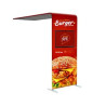 L shaped Tube Arch Fabric Display, Single Sided (8.5' x 7.5ft)