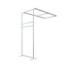 L shaped Tube Arch Fabric Display, Single Sided (8.5' x 7.5ft)