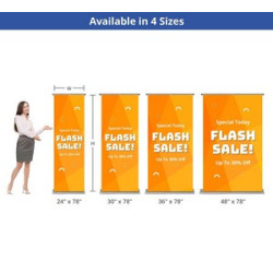 Steppy Retractable Banner Stands Package (36" x 78")