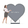Heart Shaped Backdrop (6.5' x 6.4ft)