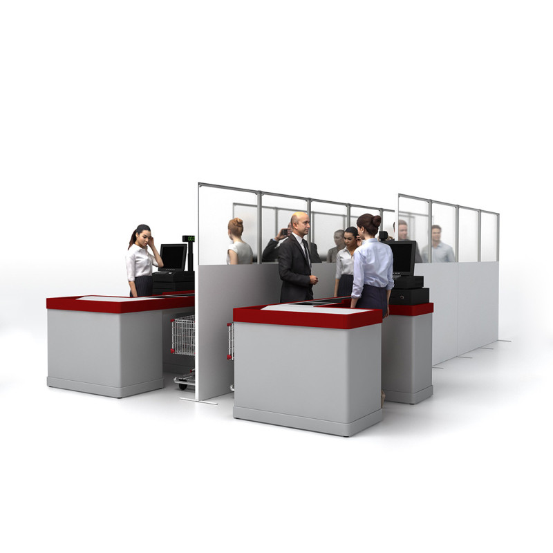 SEG Portable Straight Line Queuing Panel
