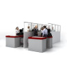 SEG Portable Straight Line Queuing Panel