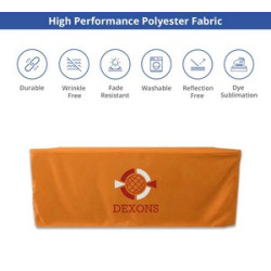 Fitted Table Cover - 4 Sided (6' x 2.5')