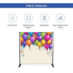 5' x 4' Custom Backdrop Graphic (Single sided)