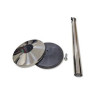 Retractable Belt Barrier Stanchion - Stainless Steel (6.56ft)