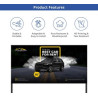 Table Top Banner - Back Wall Display Package, Single Sided (4.2' x 3.25ft)
