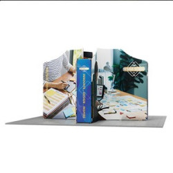 13' Magnetic Modular Fabric Displays - Tapered Island Shape (Single Sided)