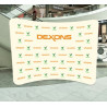 10' x 8' Step and Repeat Curved Pillow Case Backdrop Double Sided Package