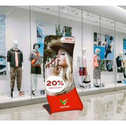 Fabric Display Stand Snake C (Graphic only)