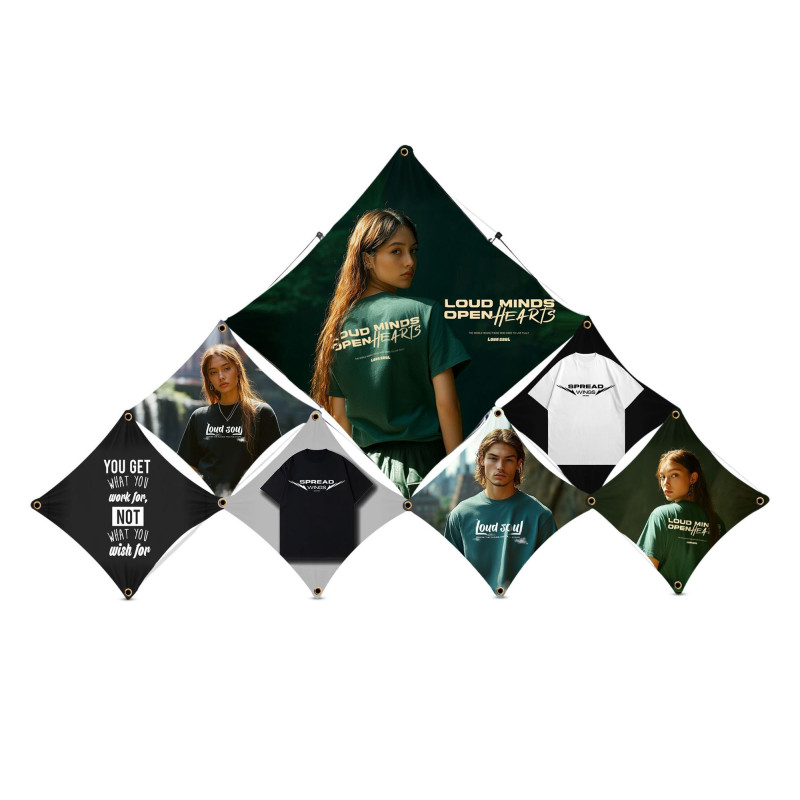 Triangular Large Micro GeoMetrix Table Top, Single Sided Package (12.60" x 12.60")