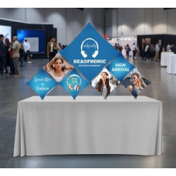 Triangular Large Micro GeoMetrix Table Top, Single Sided Package (12.60" x 12.60")