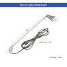Silverstep Tabletop 24'' Retractable Banner Stand Package with SilverStep Light (24" x 63")