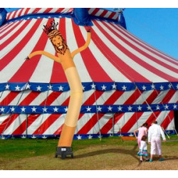 Lion Inflatable Tube Man Mascot Package