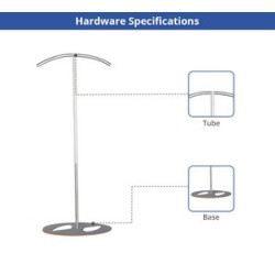 Fabric Display Stand Tower A Package, Double Sided (33.46" x 78.74")