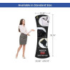 Fabric Display Stand Tower A Package, Double Sided (33.46" x 78.74")
