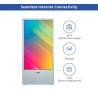 Portable LED Wall Mount Digital Display Signage 32"