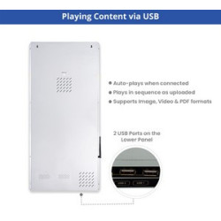 Portable LED Wall Mount Digital Display Signage 32"