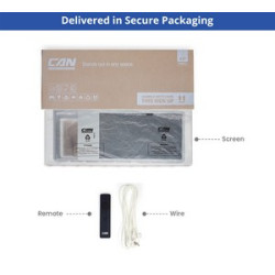 20' Inline Trade Show Booth – Curved Backwall with Dual Counters