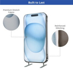 Phone-Shaped Exhibit Stand (Graphic only)