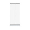 Silverstep 36'' Retractable Banner Stand Package with silver light 50w