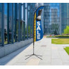 Shark Fin Flags Single Sided Package (3.67' x 14.67')