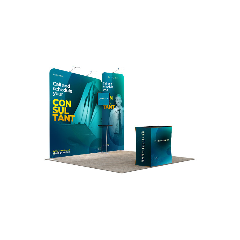 Trade Show Booth - Package 6 (Single Sided)