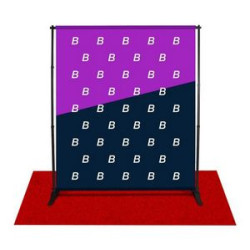 6' x 8' Step and Repeat Adjustable Banner Stands package