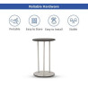 Fabric Pop Up Booth Oval (56.69" x 40.55")