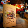 3D Fabric Banner Stand with Round Corners (6.5' x 8')
