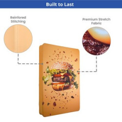 3D Fabric Banner Stand with Round Corners (6.5' x 8')