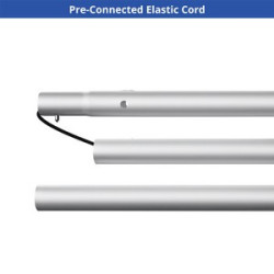 3D Fabric Banner Stand with Round Corners (6.5' x 8')