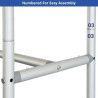 3D Fabric Banner Stand with Round Corners (6.5' x 8')
