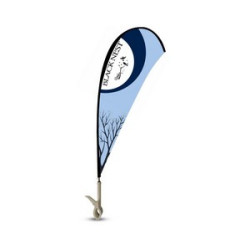 Clip Flags - Teardrop, Double Sided Package (12.17" x 23.78")