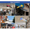 Clip Flags - Teardrop, Double Sided Package (12.17" x 23.78")