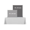 Silverstep Tabletop 48'' Retractable Banner Stand Package with Silverstep Light