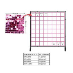 Shimmer Panel - Rose Gold Package (8' x 8ft)