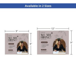 Custom Pamphlets - 12" x 9" (Printed Front Only)