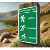 Custom Trail Markers Signs (12" x 12"/Sqft)