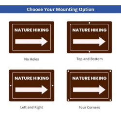 Custom Trail Markers Signs (12" x 12"/Sqft)