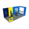 20' Backlit Trade Show Display - Design 2 (Single Sided)
